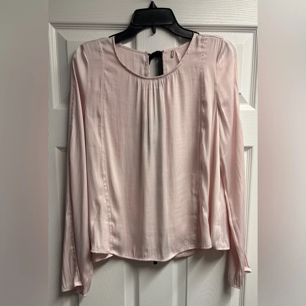 NWOT Free People Arabella Flowy Tie-Up Back Blouse Size Medium